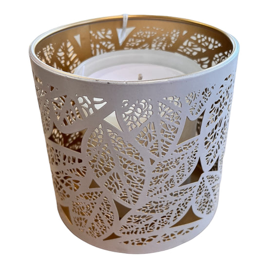 White & Gold Candle Holder/Melt Burner - Doves