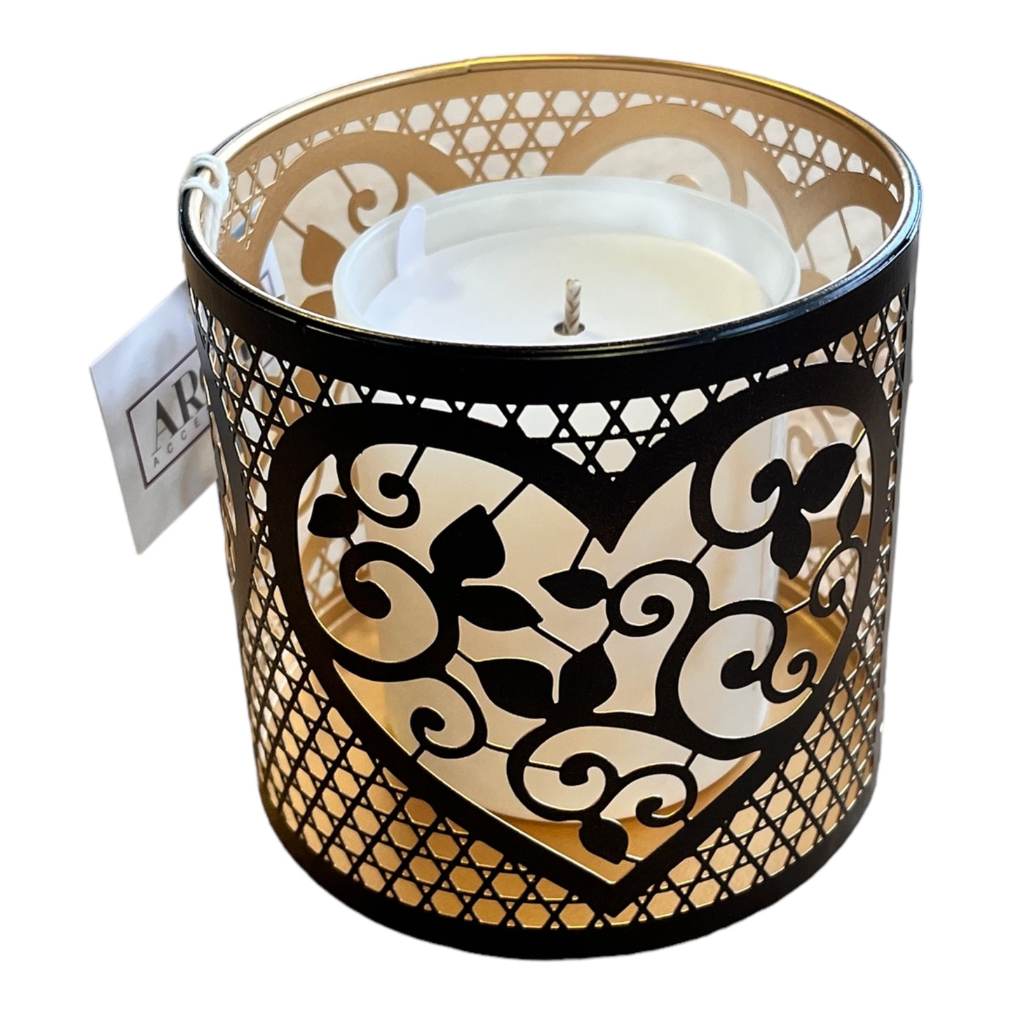 White & Gold Candle Holder/Melt Burner - Doves